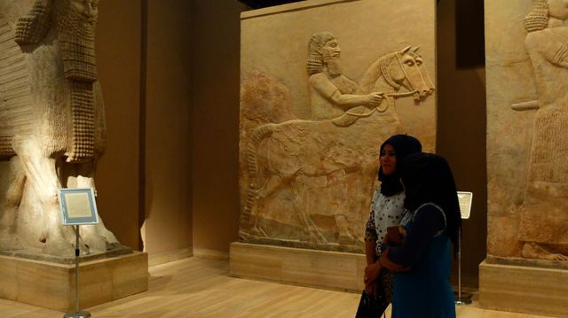Le musée national d'Irak, à Bagdad