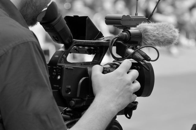 Tournage d'un film - illustration