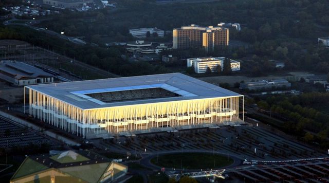 Le Nouveau Stade bordelais vu du ciel