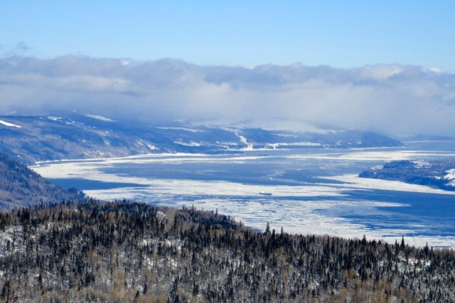 Le fleuve Saint-Laurent, au Québec