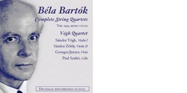 La première intégrale des quatuors de Bartók par le Quatuor Végh : le cycle mon de 1954, chez Music & Arts