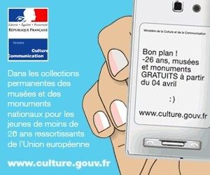 La gratuité dans les musées est effective pour les moins de 26 ans, mais uniquement sur les collections permanentes.