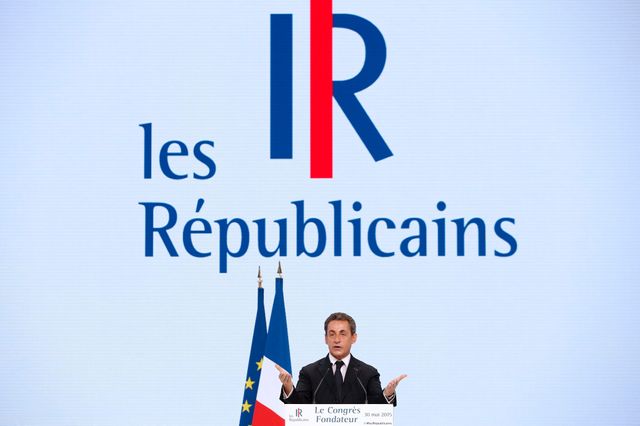 Nicolas Sarkozy lors du 1er congrès des "Républicains"