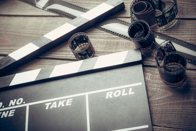 Clap de cinéma - Illustration