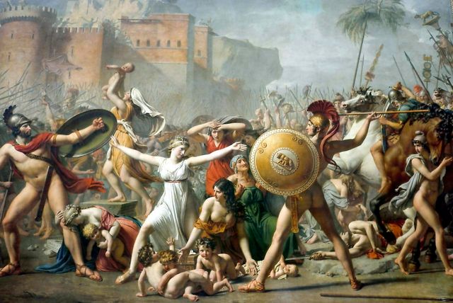 L'intervention des Sabines de David