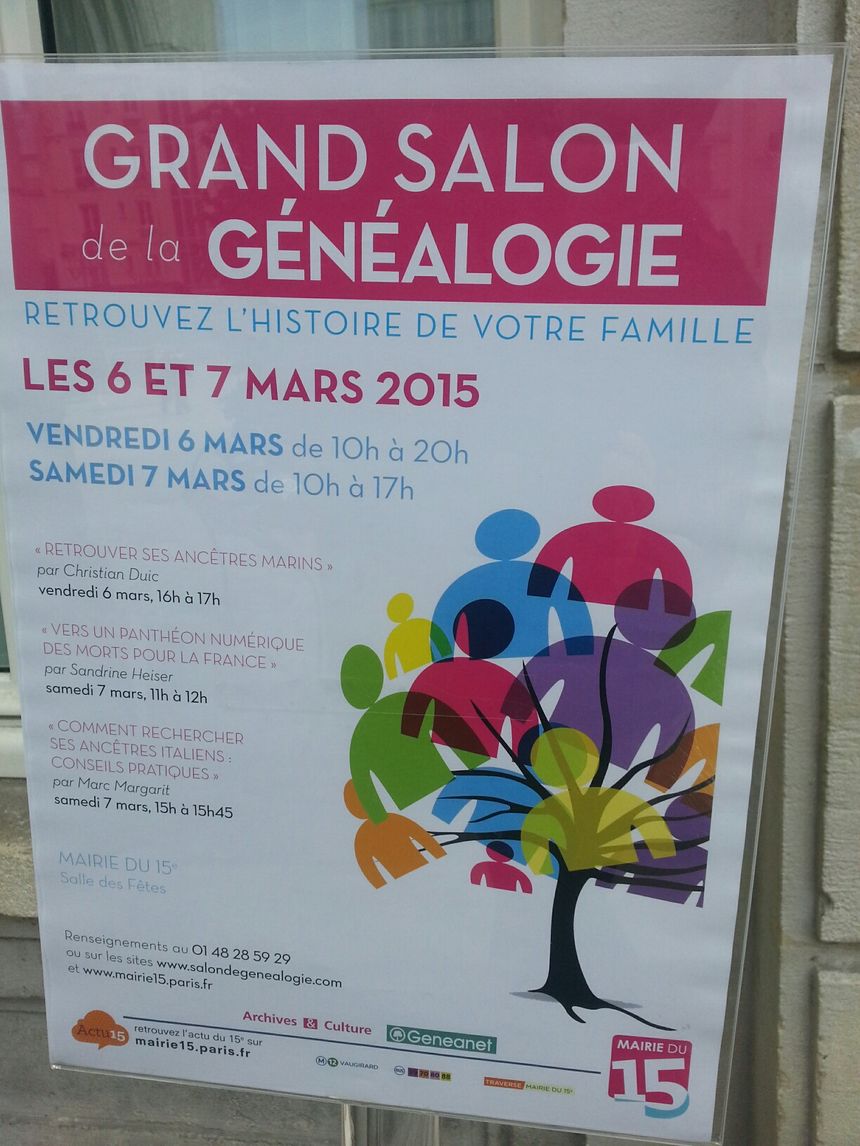 Grand salon de la généalogie