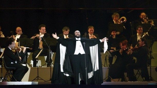 Luciano Pavarotti, cérémonie d'ouverture des Jeux Olympiques d'hiver 2006