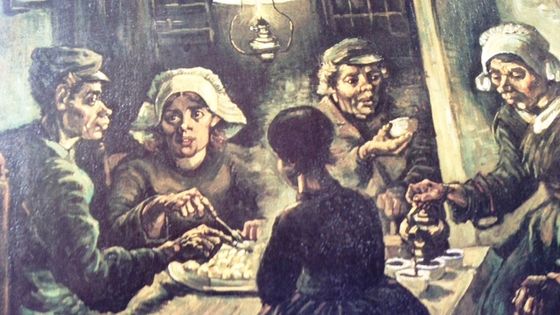 Les mangeurs de pommes de terre de Vincent Van Gogh ©Radio France - Colette Fellous