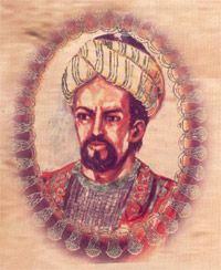 Peinture de Mutanabbi dans la rue qui porte son nom à Bagdad