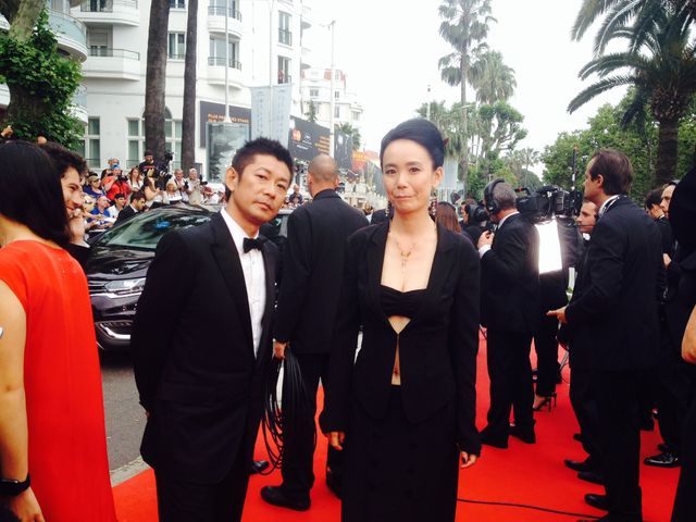 La réalisatrice japonaise Naomi Kawase avant la cérémonie d'ouverture "Un Certain regard"