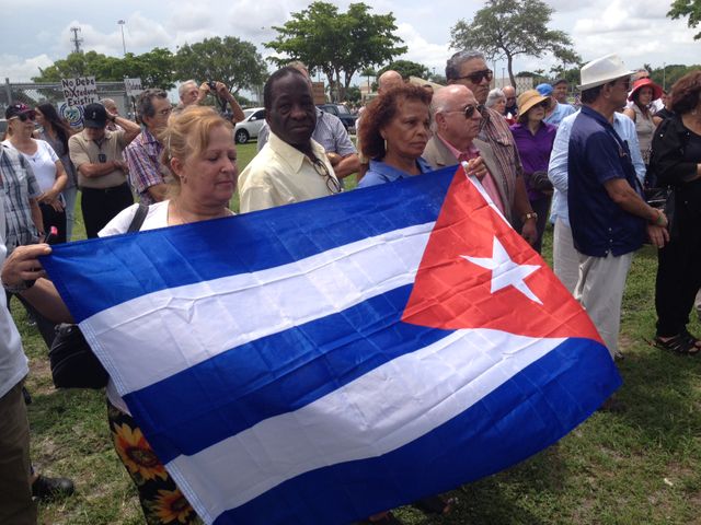 drapeaux Cuba Miami