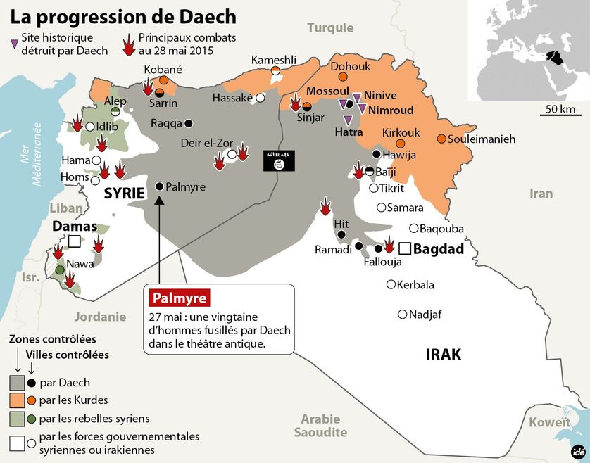 La frontière syro-irakienne totalement contrôlée par Daech