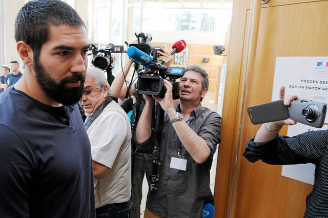 Nikola Karabatic au procès des paris suspects