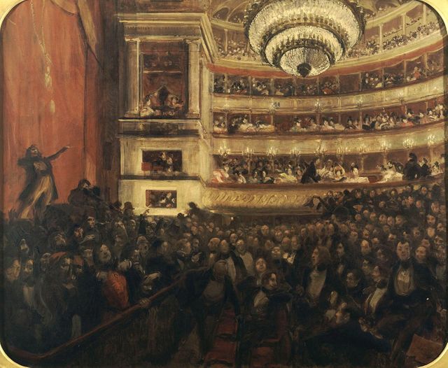 La première de la Bataille d'Hernani