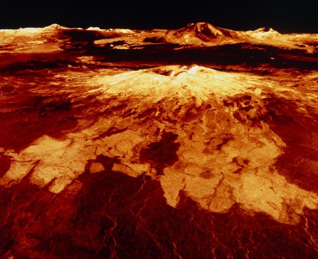 Sapas Mons, un volcan situé sur la planète Vénus
