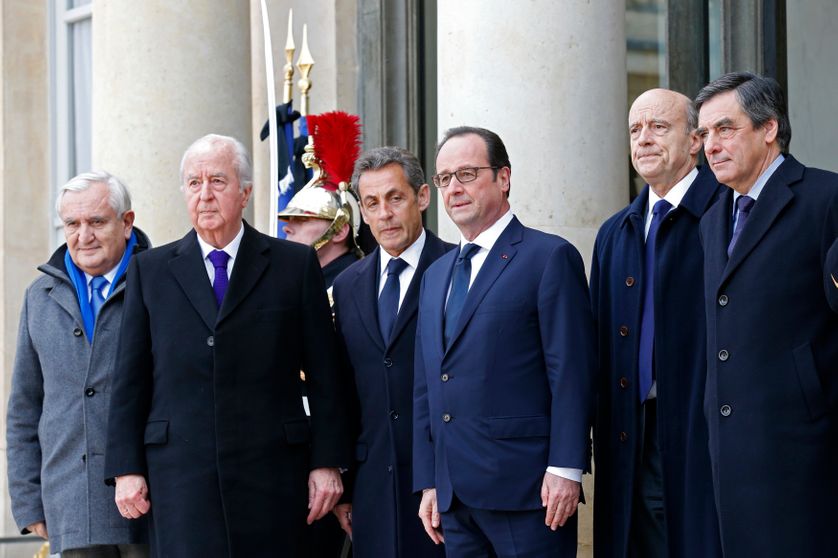 Jean-Pierre Raffarin, Edouard Balladur, Nicolas Sarkozy, François Hollande, Alain Juppé, François Fillon