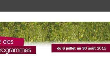 Bandeau Grille des programmes été 2015