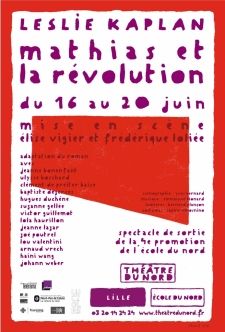 L'affiche de Mathias et la Révolution