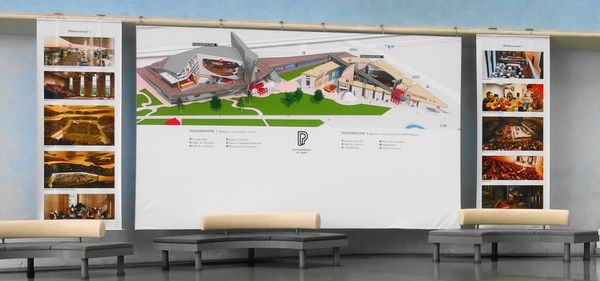 Plan de la Philharmonie de Paris, juin 2015 ©Annick Haumier-Radio France