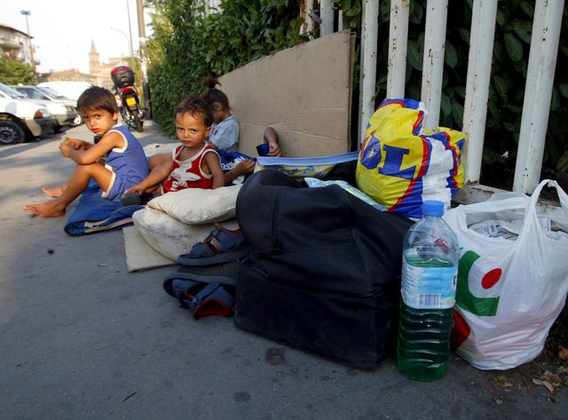 Des enfants bulgares à Toulouse.