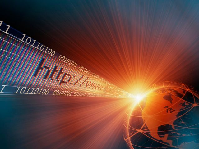 URL, code binaire et planète terre