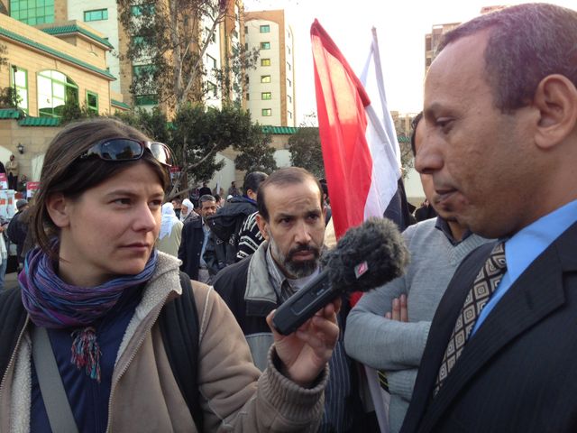Vanessa Descouraux en Egypte