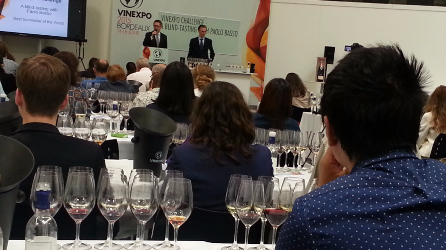 Les dernières dégustations de la 18ème édition de Vinexpo à Bordeaux