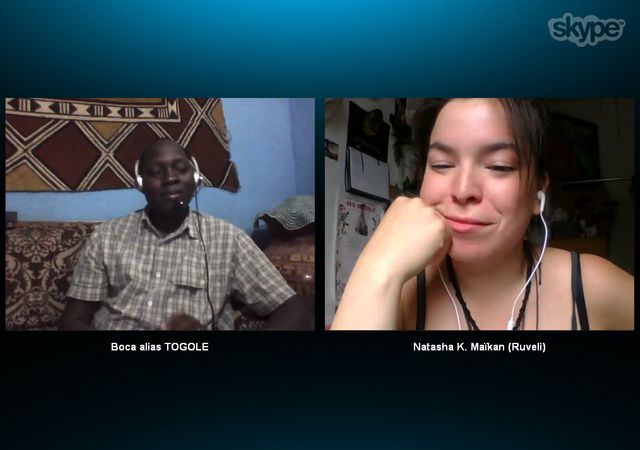Bocary à Bamako et Natasha à Montréal