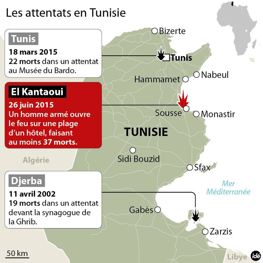 Les attentats en Tunisie