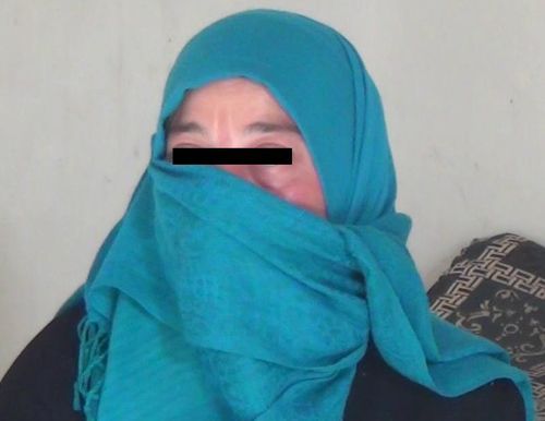 Aicha, habitante de Palmyre, a fui après l'arrivée de Daech