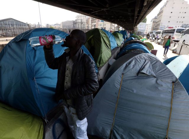 Le campement du boulevard de la Chapelle a été évacué le 2 juin.