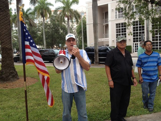 Anti castristes à Miami