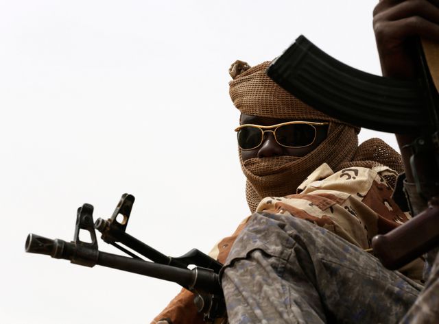 Soldats tchadiens face à Boko Haram