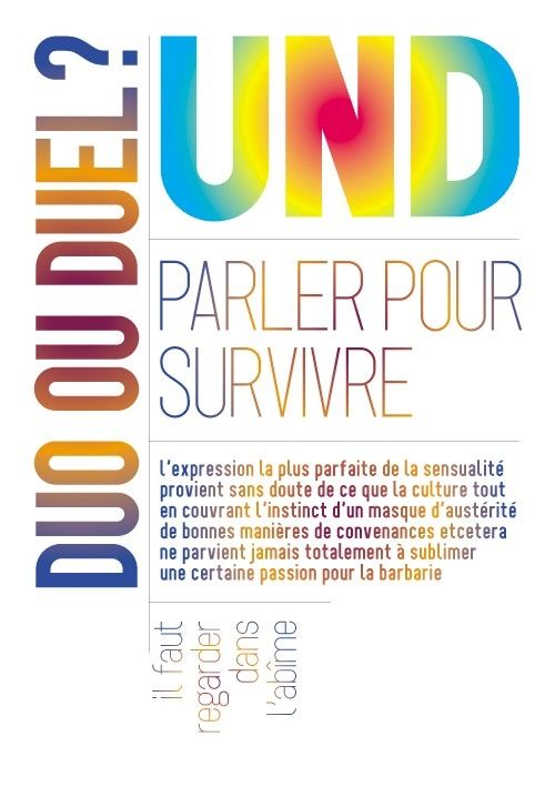 Natalie Dessay et Jacques Vincey-affiche de "Und"
