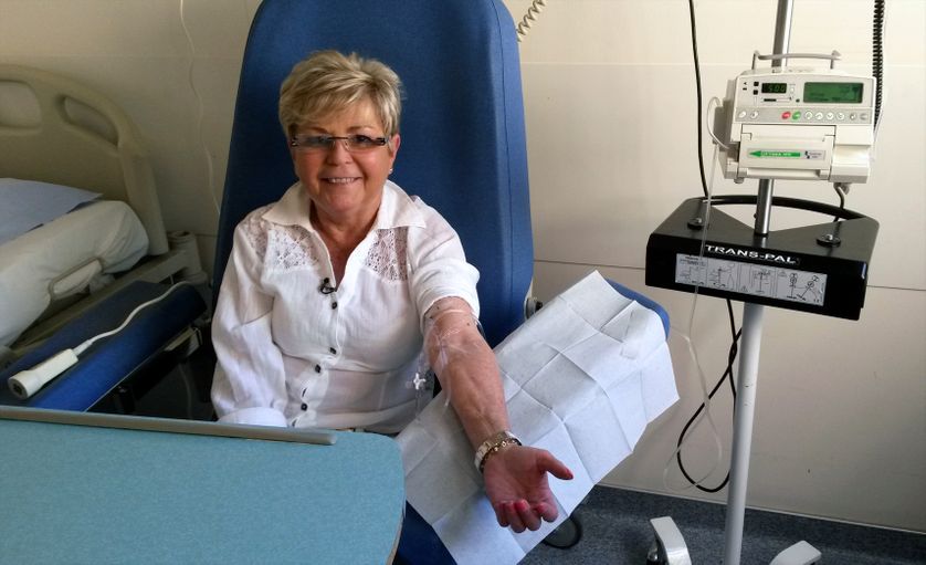 Anne, 45 ans, greffée du rein pour la 6e fois le 31 janvier 2015