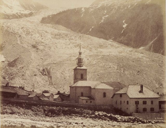 Le glacier d'Argentière en 1863