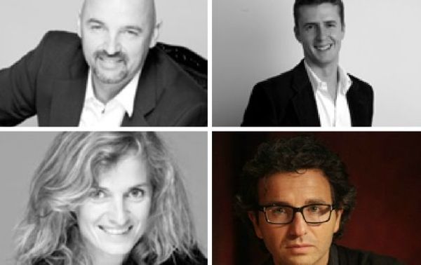Laurent Bentata, PDG de Stage Entertainment France, Arnaud Cazet, responsable marketing, Eric Loustau-Carrère producteur exécutif; Véronique Bandelier, metteur en scène