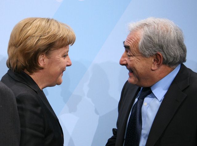 DSK et Angela Merkel