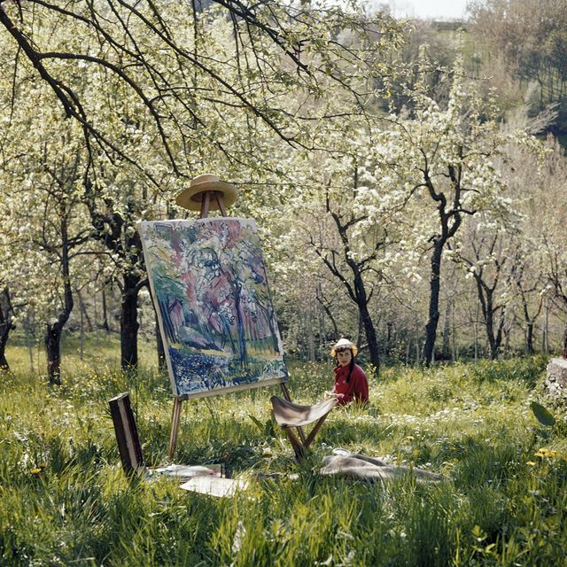 Lartigue- Florette , Opio, avril 1960