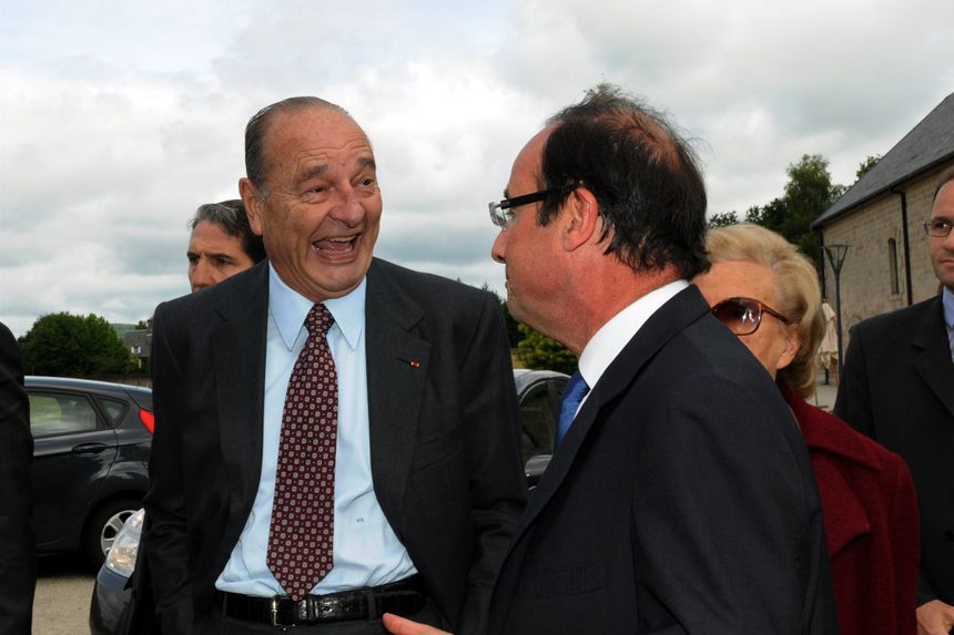 Jacques Chirac et François Hollande