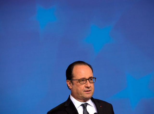 Hollande au sommet de la zone euro