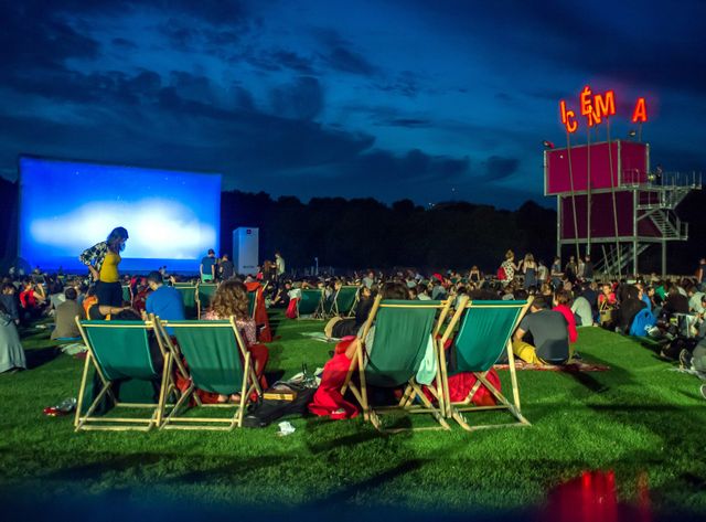 Cinéma en plein air à la Villette