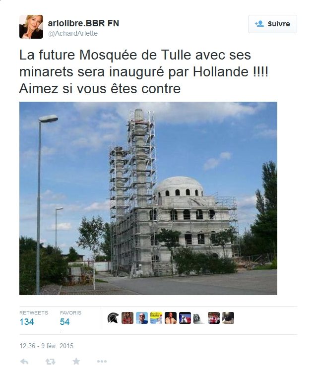 Une mosquée à Tulle ?