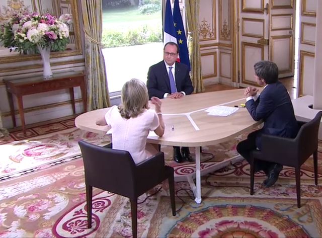 Interview de François Hollande le 14 juillet 2015