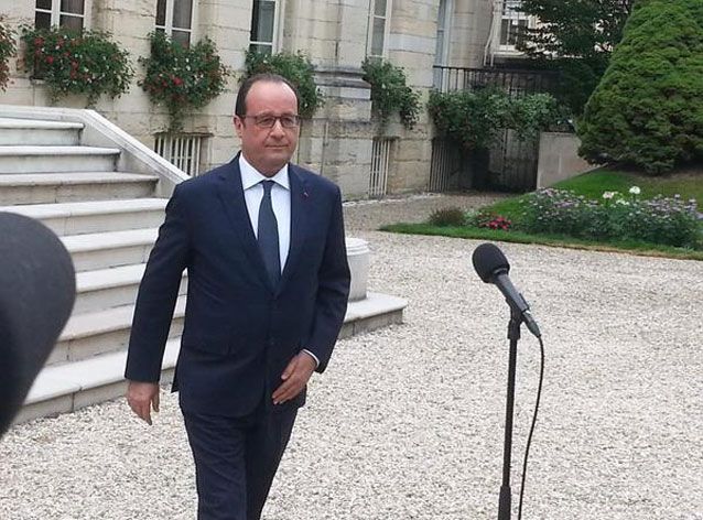 François Hollande s'exprime sur la crise agricole à Dijon