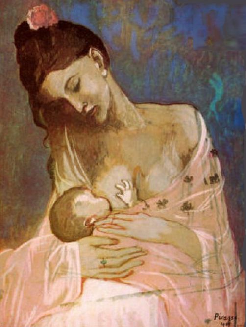 Picasso La maternité