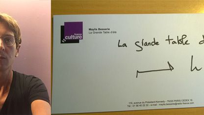 Arnaud Cathrine : selfie + dédicace