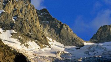 Le glacier de la Meije