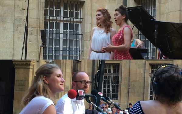 Liesbeth Devos et Mireille Lebel / Jane Archibald et Alain Perroux © Emmanuelle Lacaze