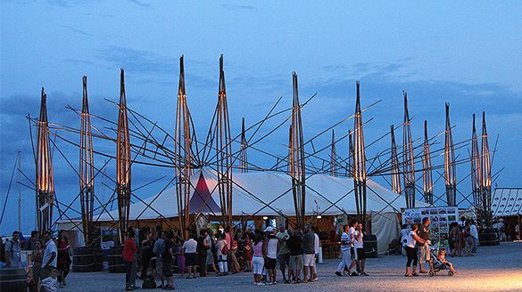 Le site du Festival de Thau en 2010 - Bruno Baudart